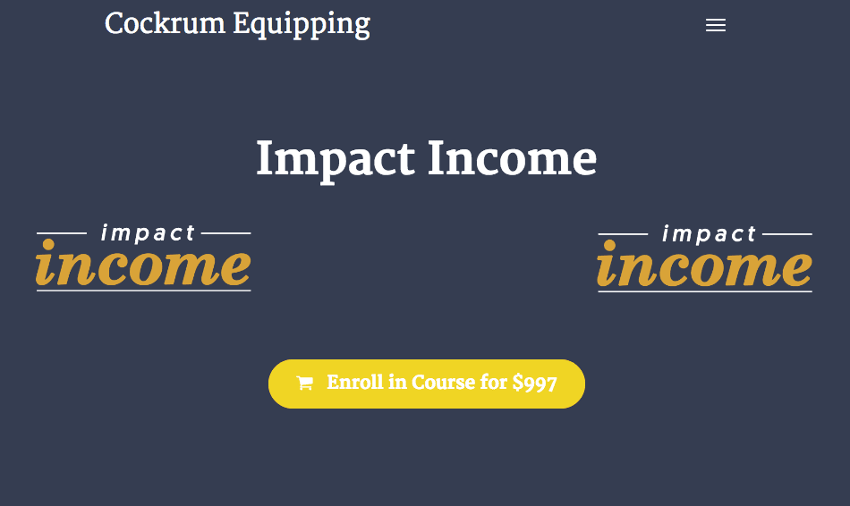 Trey Cockrum – Impact Income