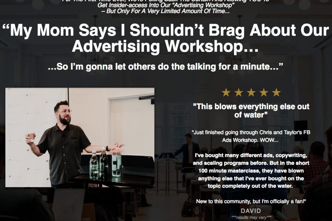 Traffic and Funnels – Advertising Workshop