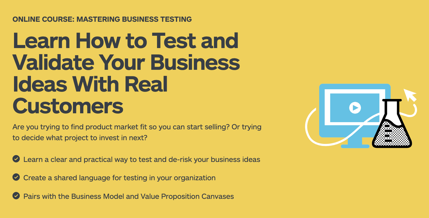 Strategyzer – Master Business Testing