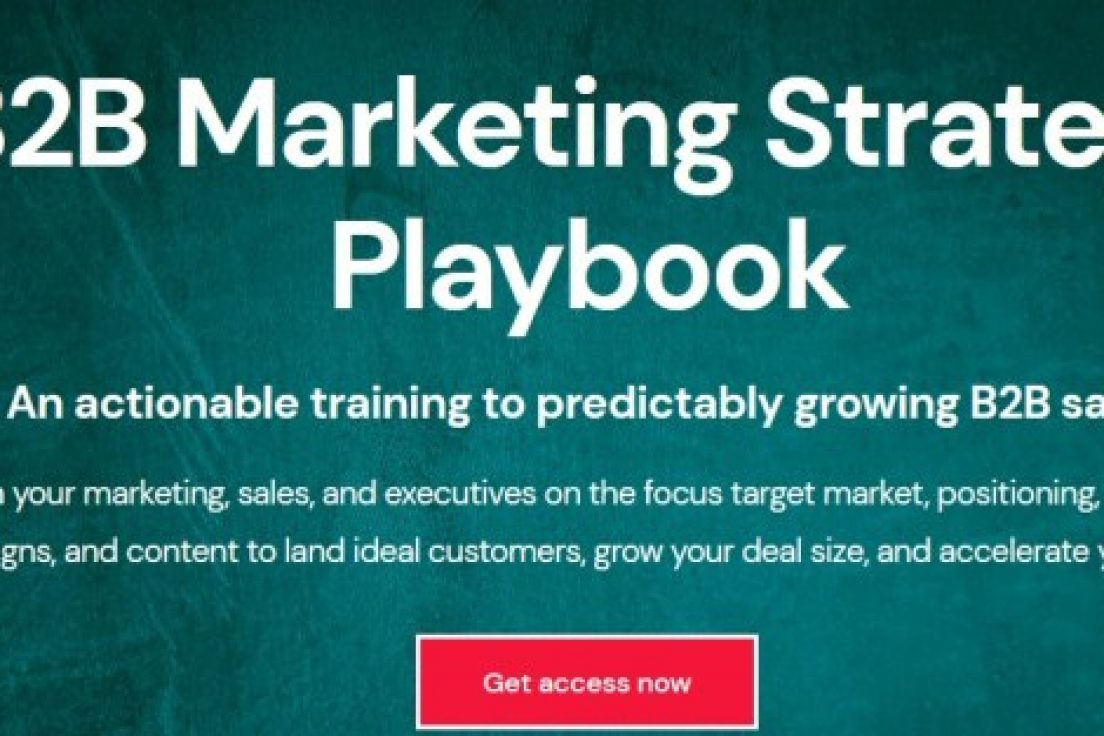 B2B Marketing Strategy Playbook