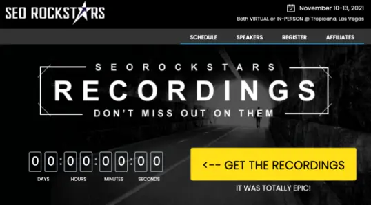 SEORockstars 2021 Recordings