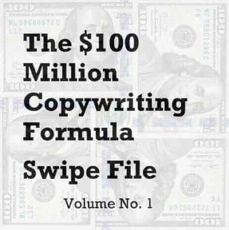 Doug D’Anna – $100 Million Copywriting Formula Swipe File Volume 1