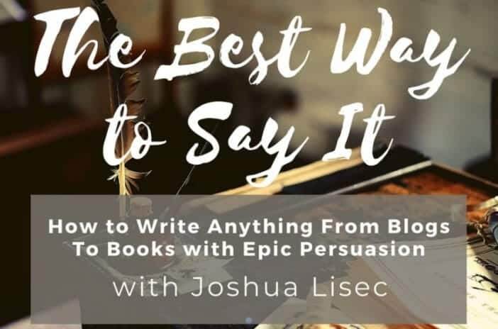 Joshua Lisec – The Best Way To Say It - GETWSODO