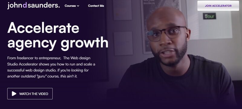 John D Saunders – Web Design Studio Accelerator 2.0