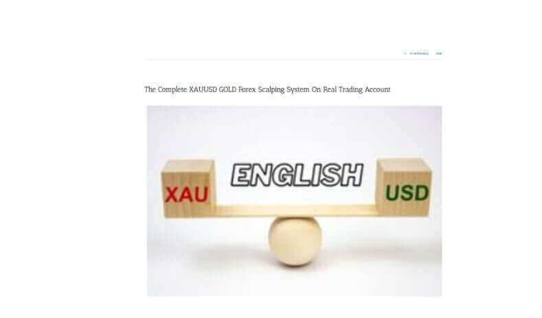 The Complete XAUUSD GOLD Forex Scalping System On Real Trading Account