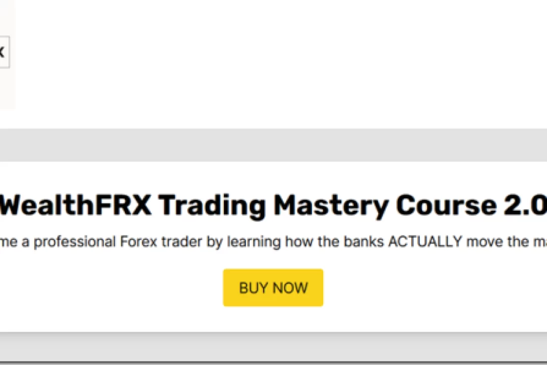 WealthFRX Trading Mastery Course 2.0