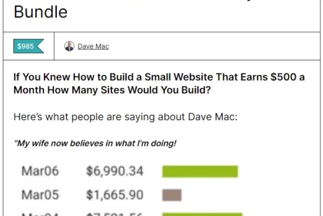 Dave Mac’s 2023 Make Money Bundle