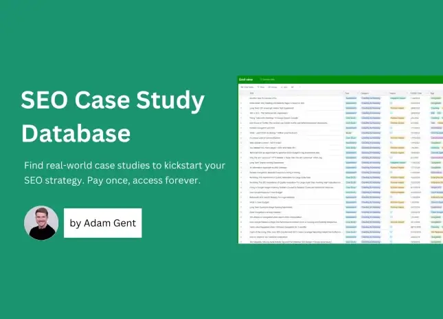 SEO Case Study Database: Identify and validate opportunities in minutes