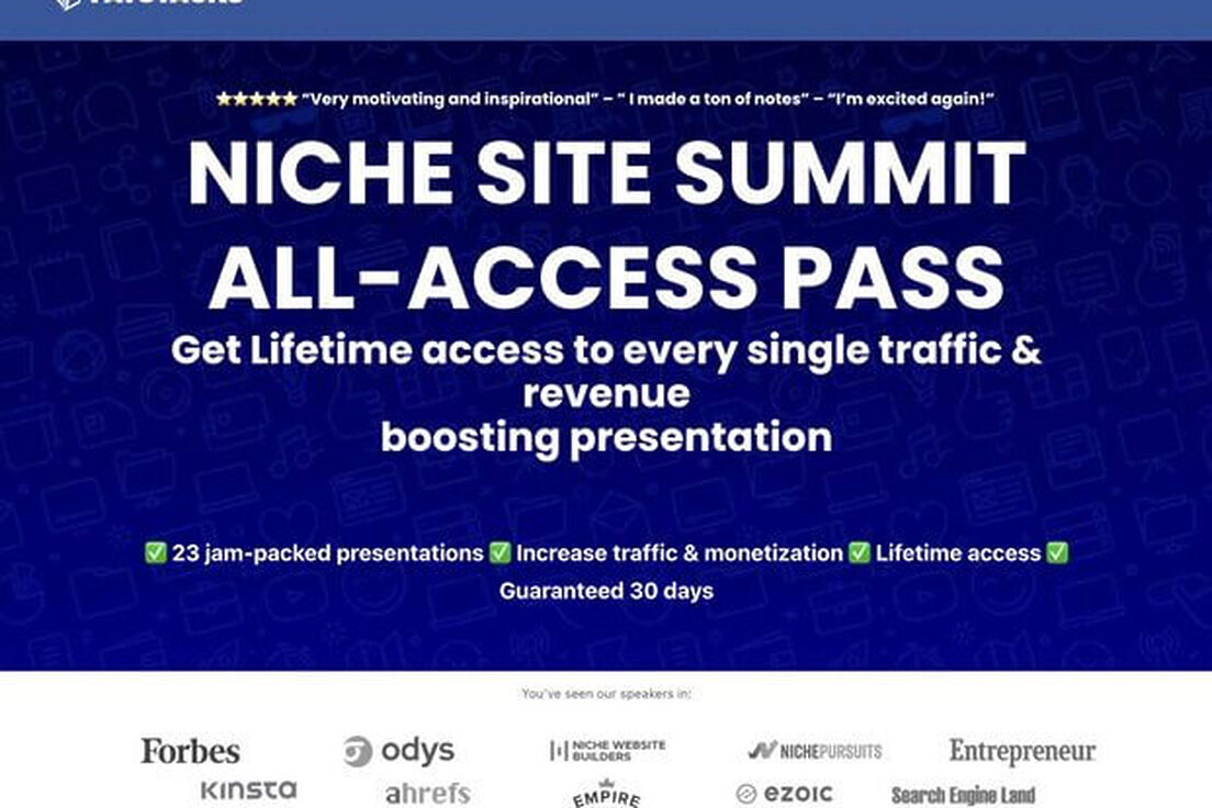 Jon Dykstra – Niche Site Summit Recordings