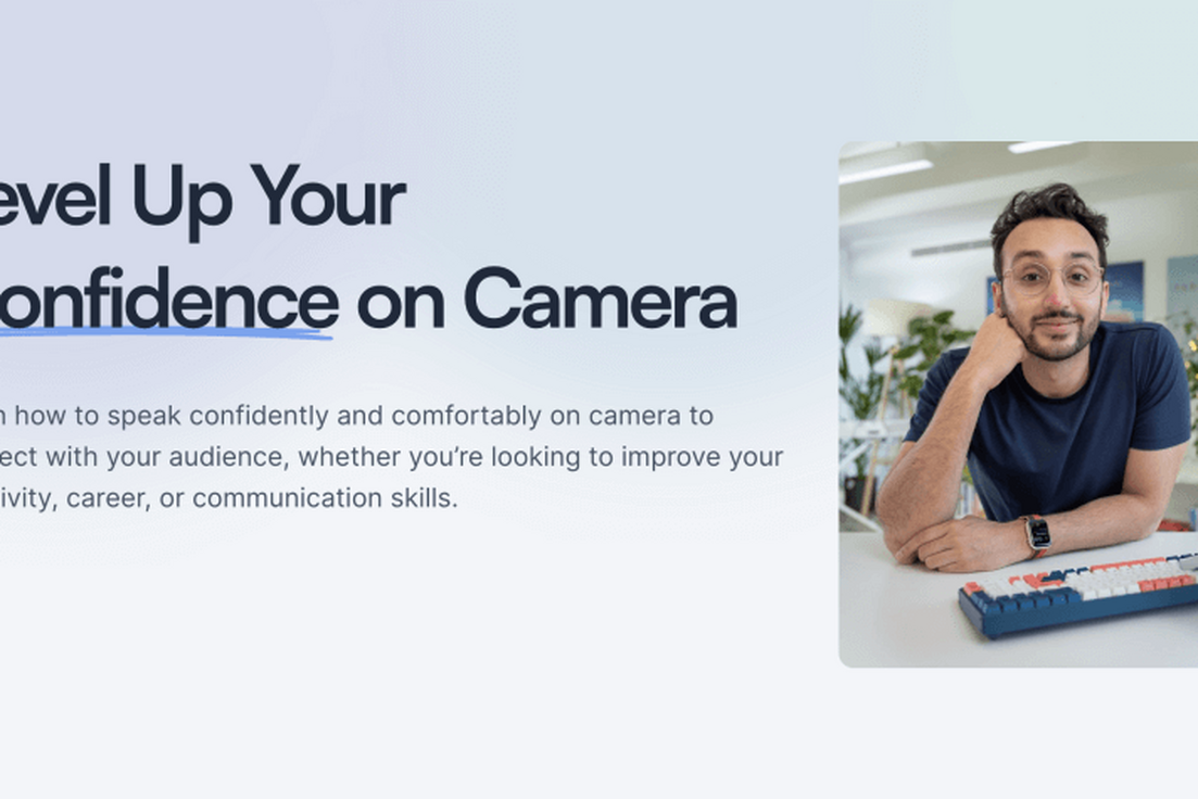 Ali Abdaal – Camera Confidence