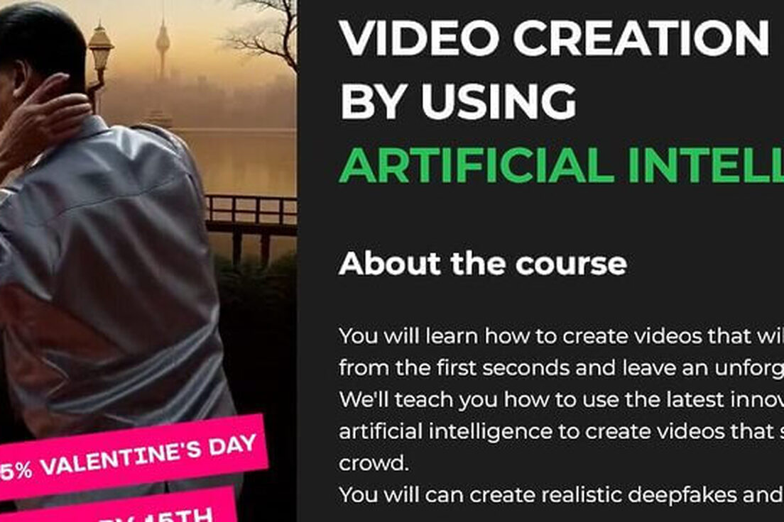 Yury Yeltsov – Video Creation By Using Artificial Intelligence